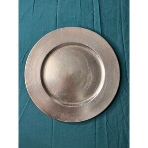 Set of 4 Matte Gold Charger Plates